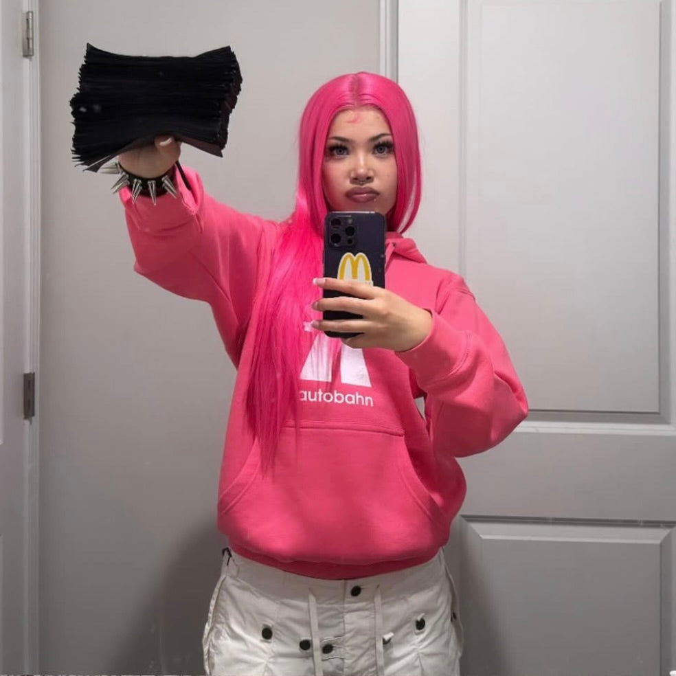 Classic Logo Hoodie Pink